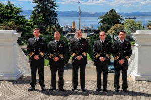 Guarnición Naval Talcahuano reconoce labor de Oficiales Jefes que se acogen a retiro