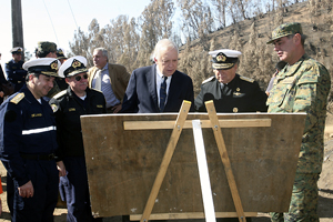 Ministro de Defensa supervisa labores de apoyo de las Fuerzas Armadas
