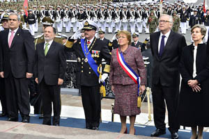 Presidenta Bachelet encabezó la conmemoración de las Glorias Navales en Valparaíso
