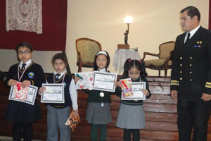 Autoridad Marítima de Villarrica premió a los ganadores del VII Concurso Pictórico Escolar “El Mar”