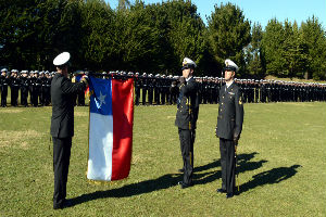 Soldados Infantes de Marina del Servicio Militar juraron a la Bandera