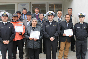 Alcaldes de Mar dependientes de la Capitanía de Puerto de Coronel se capacitan