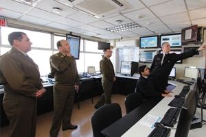 Carabineros visitaron el Servicio Hidrográfico y Oceanográfico
