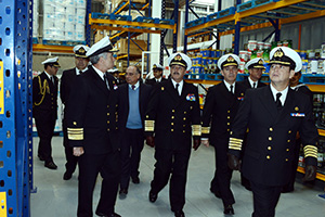 Comandante en Jefe de la Armada inauguró dependencias del Centro de Abastecimiento Talcahuano