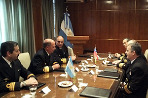 Reunión de Estados Mayores entre las Armadas de Chile y Argentina