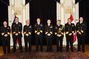 Comenzó séptima reunión de Estados Mayores entre Armada de Chile y Canadá