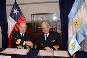 Armadas de Chile y Argentina refuerzan seguridad en labores de Desminado Humanitario