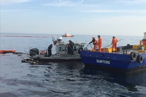 Autoridad Marítima contuvo derrame en Bahía de Quintero