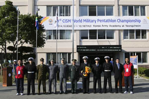 Equipo de Pentatlón Militar regresó tras su participación en mundial realizado en Corea del Sur