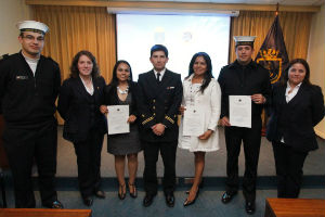 Profesionales de la Dirección General Marítima de Colombia realizan pasantía en el SHOA