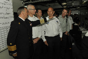 Delegación de la Armada de Israel visita la Escuadra en Valparaíso