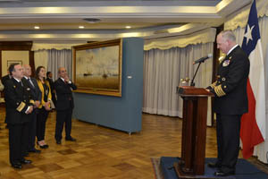 Club Naval de Valparaíso muestra remozada pinacoteca