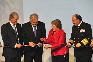 Presidenta de la República encabezó inauguración de EXPONAVAL-TRANSPORT 2014