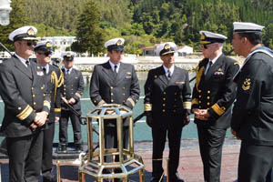 Jefe de la Real Armada de Nueva Zelanda visitó la Base Naval Talcahuano