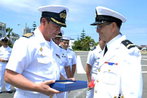 Cuarta Zona Naval despide a Suboficial Mayor que se acoge a retiro