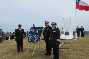 Armada de Chile y Marina de Guerra del Perú conmemoraron el 149º Aniversario del Combate Naval de Abtao