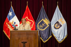 Presidenta dio inicio al año académico de las Fuerzas Armadas Presidenta dio inicio al año académico de las Fuerzas Armadas