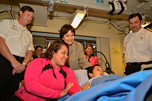 Ministra de Salud visitó buque “Sargento Aldea”