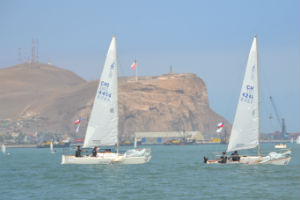 Destacada participación tuvo la Escuela Naval en la Regata "Mes del Mar"
