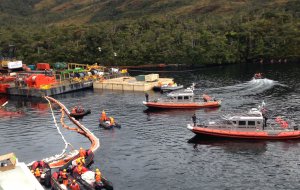 Armada supervisó maniobra para reflotar buque varado en Magallanes