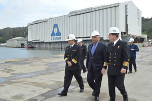 Subsecretario para las FF.AA. visitó Base Naval Talcahuano