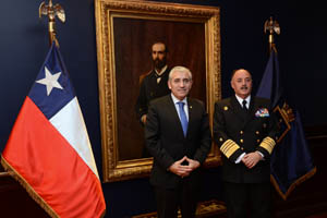 Director de la PDI se reunió con Comandante en Jefe de la Armada