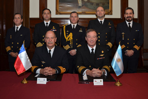 Finalizó la XXX Reunión de Estados Mayores entre las Armadas de Chile y Argentina