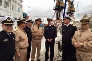 Autoridad Marítima estrechó lazos de cooperación con Prefectura Naval Argentina