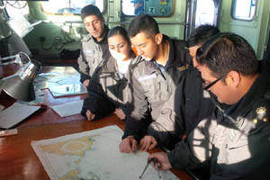 Grumetes cumplen período de embarco a bordo del LSDH “Sargento Aldea”