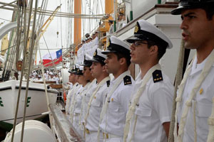 Buque Escuela “Esmeralda” se encuentra en Brasil