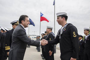 Ministro de Defensa despidió a la Dotación Antártica 2016