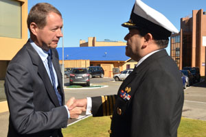 Autoridad Marítima recibió a Embajador de Finlandia en Chile