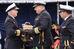 Emotiva ceremonia de Cambio de Mando de la Tercera Zona Naval