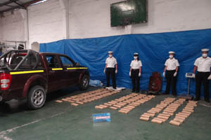 Operativo Antidrogas Conjunto incautó 99,05 Kg de marihuana prensada