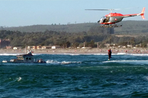 Armada rescata a 5 personas con éxito en Playa Blancas