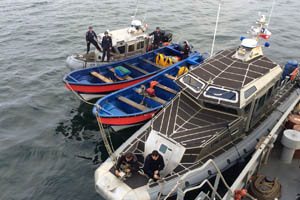 Exitoso resultó operativo de Policía Marítima en sector Golfo Coronados