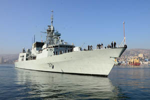 HMCS “Vancouver” recaló a Valparaíso