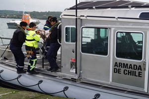 Exitosa resultó evacuación desde Islas Butachauques