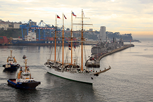 Buque Escuela “Esmeralda” inició su 61° Crucero de instrucción