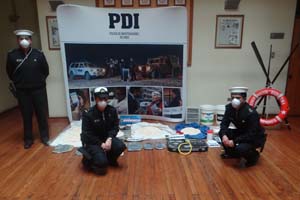 Policía Marítima retiró de circulación 330 mil dosis de pasta base de cocaína