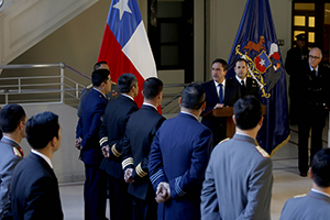 Ministro de Defensa despidió a efectivos nacionales que viajarán en calidad de observadores a Colombia