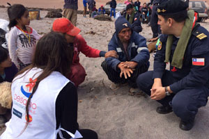 LM “Angamos” y Desafío Levantemos Chile fueron en ayuda de damnificados en el norte