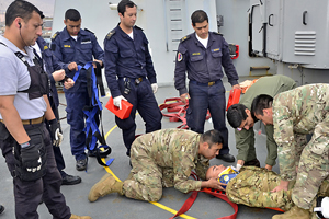Cuarta Zona Naval impartió curso de primer respondedor
