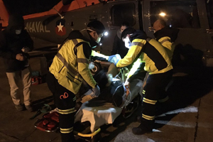 Aeroevacuación médica desde Melinka a Puerto Montt