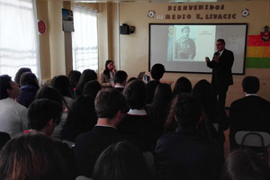 Ciclo de charlas de la gesta de Piloto Pardo en establecimientos educacionales de Punta Arenas