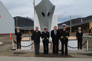 Inauguración del Monumento de la Proa del Escampavía “Yelcho”
