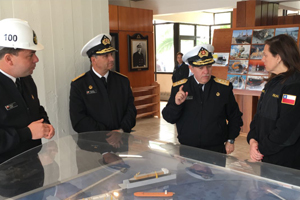 Subsecretaria para las Fuerzas Armadas visitó Escuela de Grumetes y ASMAR Talcahuano
