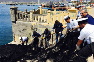 Autoridad Marítima y Servicio Nacional de Pesca incautaron arte de pesca en Coquimbo