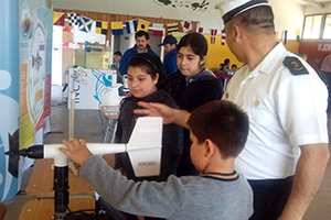 Centro Meteorológico de Talcahuano participa en feria científica escolar