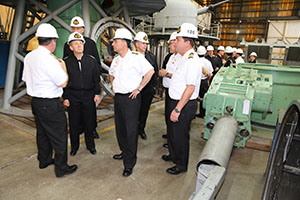 Delegación de la Armada de Estados Unidos visitó la Base Naval Talcahuano